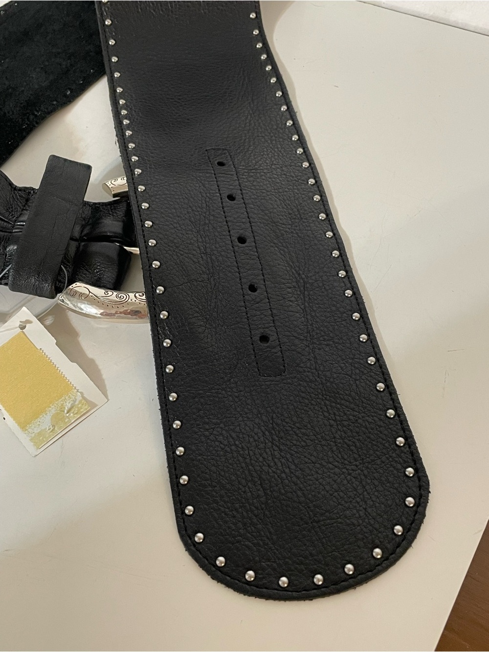 Brighton Wide Leather Belt NWT - Picture 3 of 7
